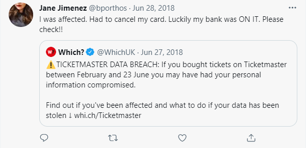 data breach ticketmaster